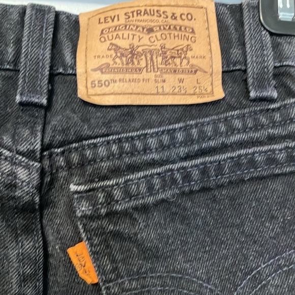 Levi’s 550 vintage orange tab slim 11 W23,5 x L25,25 relaxed fit jeans USA made - Picture 3 of 5